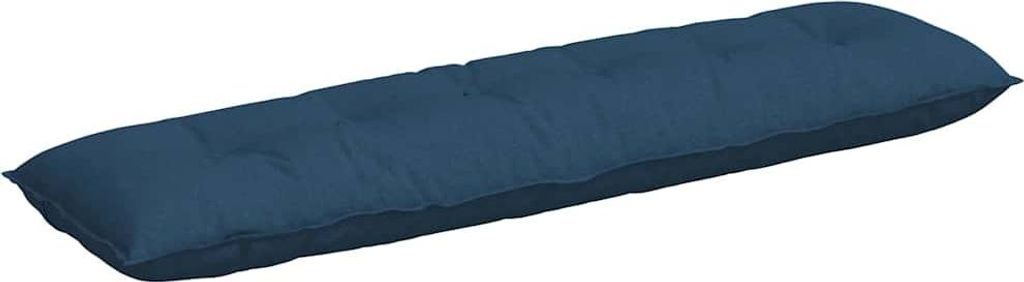 vidaXL Rückenkissen Blau 180 x 19 x 50 cm Stoff