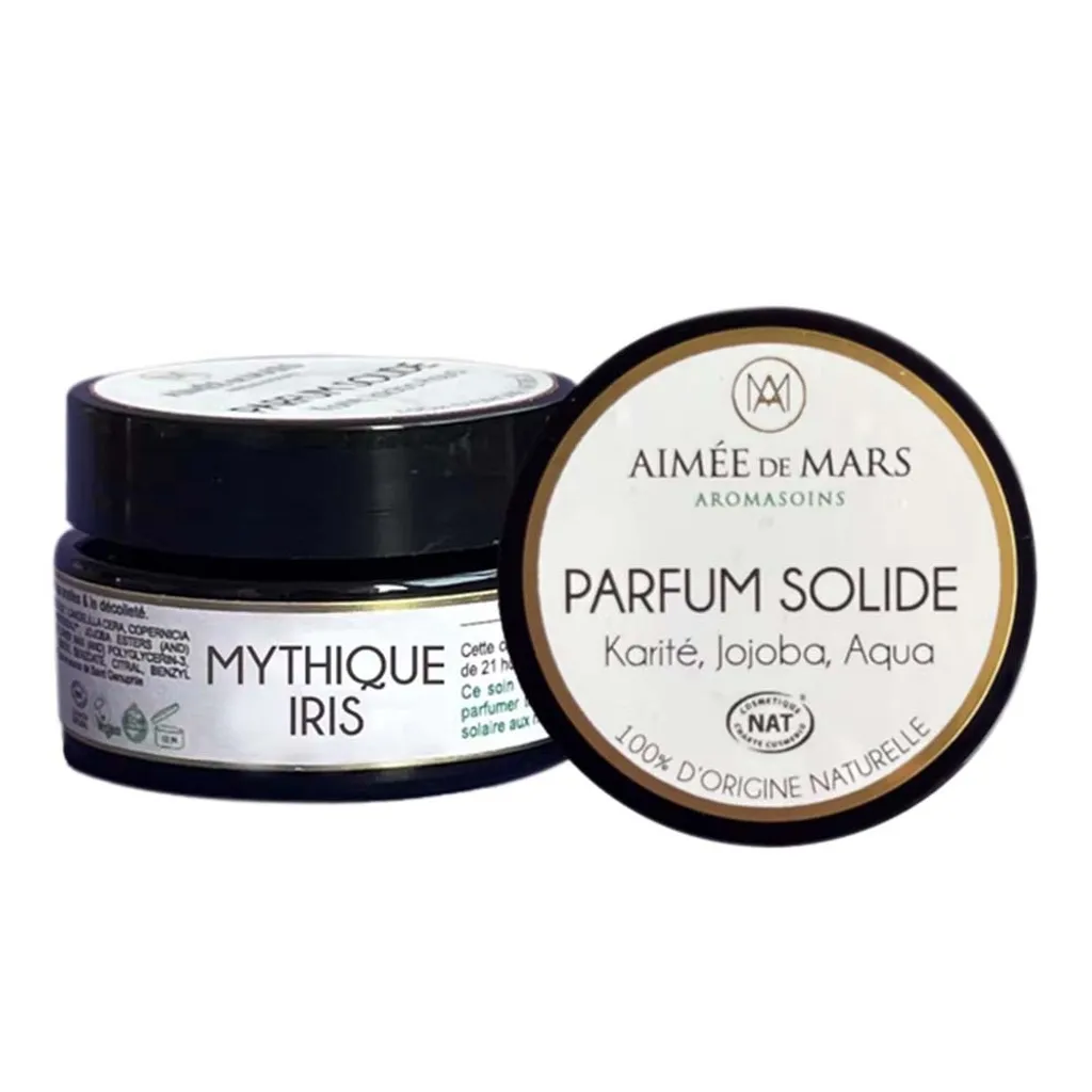 Profumo Solido Mythique Iris 15g - Fragranza Naturale Iris e Mandorla