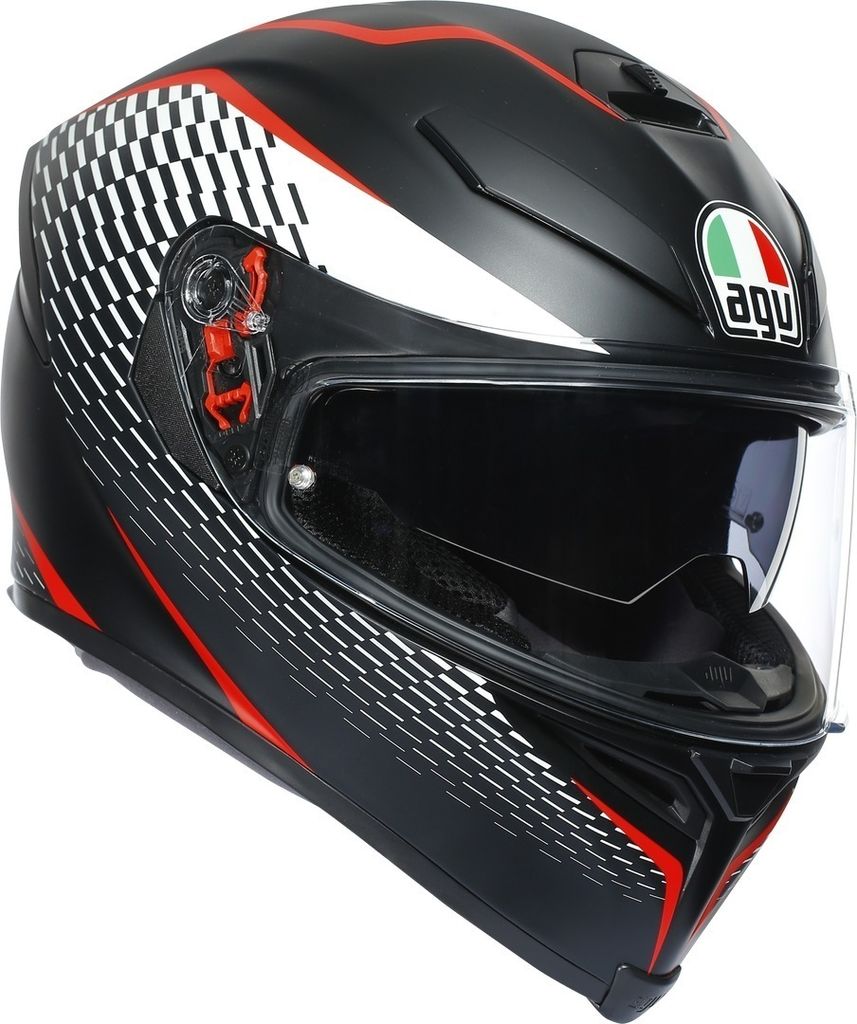 Kask AGV K-5 S, czarny mat/biały, 2XL (63/64) Zdjęcie produktu 