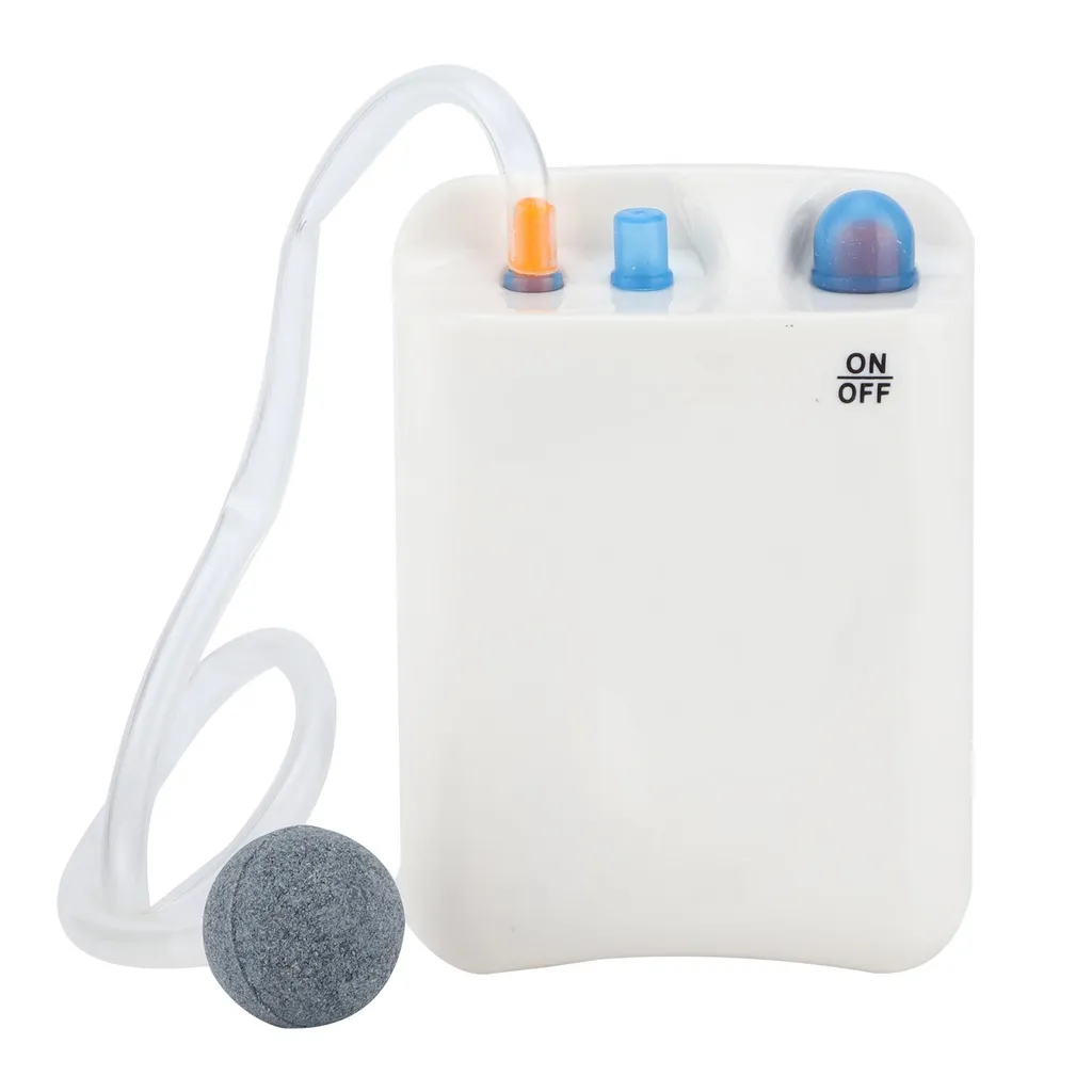 DC-125 Pompa Ossigeno Portatile Batteria: Aeratore Acquario e Pesca