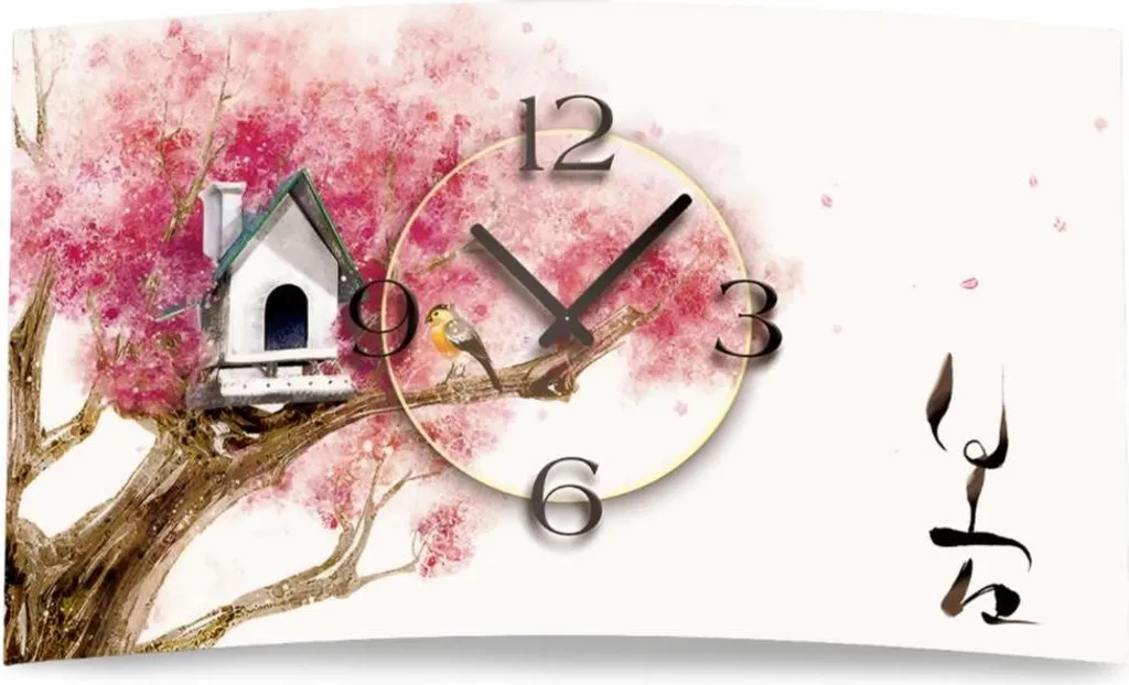Orologio 3D Asia Cherry Blossom: Il Silenzio della Natura in Casa Tua