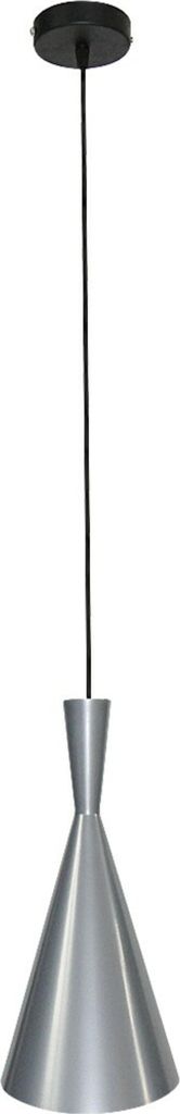 Rabalux 5311 Pendelleuchte 1 Spot Trincola, E27, schwarz-silber, rund, Industriell, ø190mm