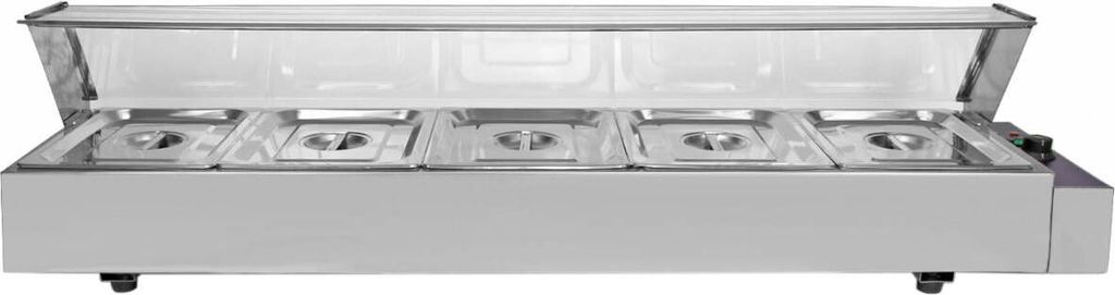 Gastronomie Bain Marie Speisenwärmer Wasserbad Warmhalter Catering Buffet 5x GN
