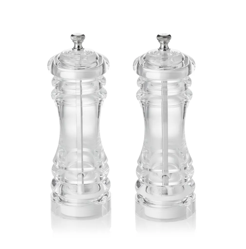Set Macina Pepe in Acrilico 15cm | Macinino in Vetroceramica Professionale