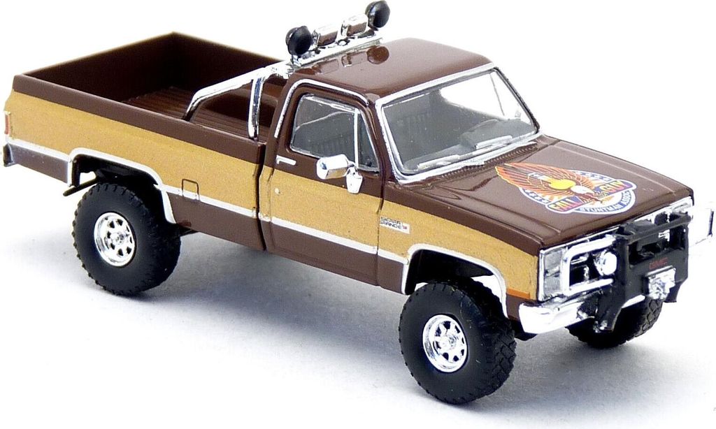 Brekina H0 1/87 19653 GMC Sierra Grande All Terrain Version braun, gold, 1981, - NEU