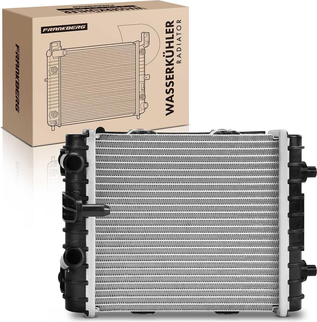 Frankberg 1x Kühler Wasserkühler Motorkühler für VW Golf VIII Tiguan Audi Q3 Seat Tarraco Skoda