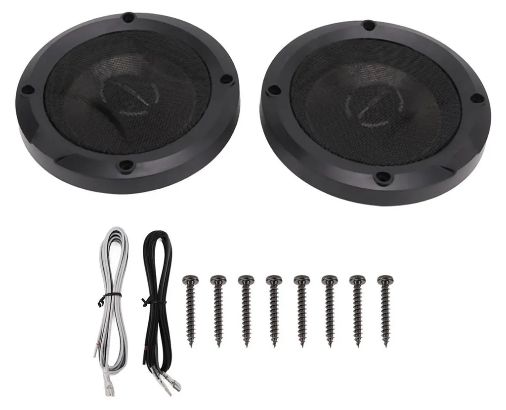Amélioration audio voiture : Paire d'enceintes 5 pouces 4 Ohms universel