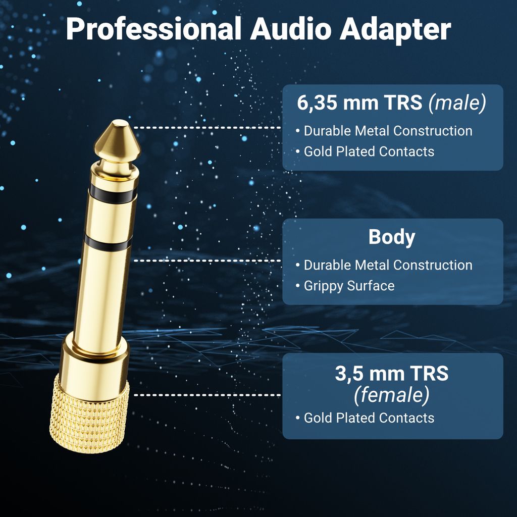 Konverter Adapter USB 2.0 Buchse auf 3,5 mm Stecker Aux Audio Durable Auto  Stecker Klinke