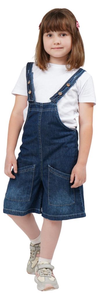 Mädchen Jeansshorts – Kurz – Größe 128 (7–8 Jahre) – 100% Baumwolle – Bequem und modisch