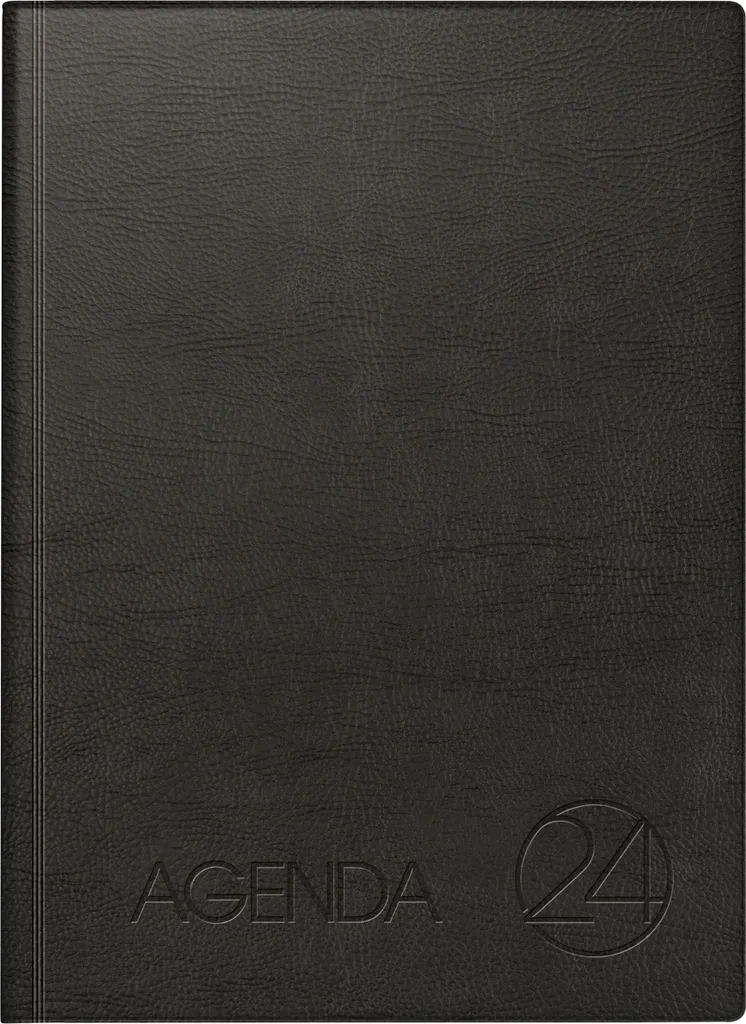 Agenda journalier A4 professionnel - Calendrier-livre grand format 21x29