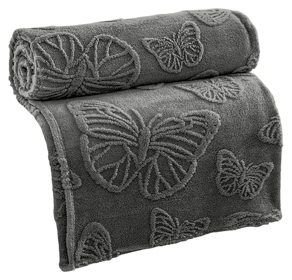 3D-Schmetterlings-Babydecke, doppelseitig, aus weichem Flanell, flauschig, ideal für Babys, Kleinkinder und Neugeborene, geeignet für Jungen und ...
