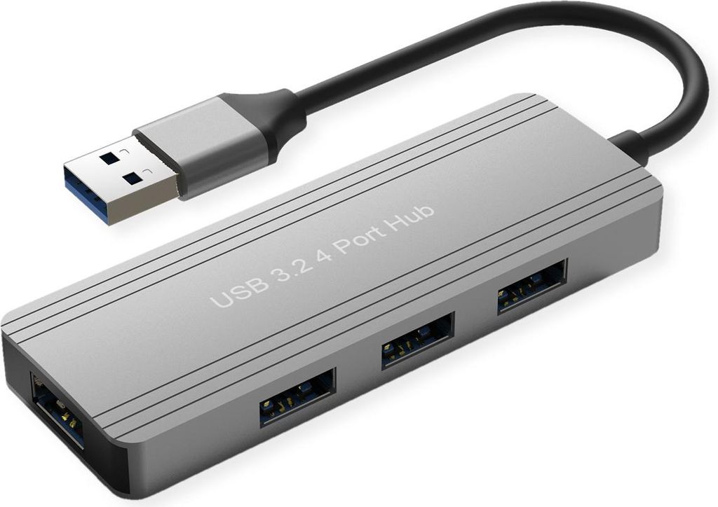 VALUE Hub USB 3.2 Gen 1, 4x, câble de connexion USB-A Image du produit 
