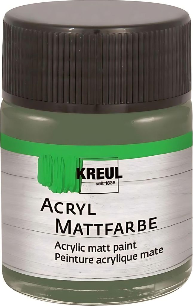 Kreul Acryl Matverf, russischgroen, 50 ml Productafbeelding 