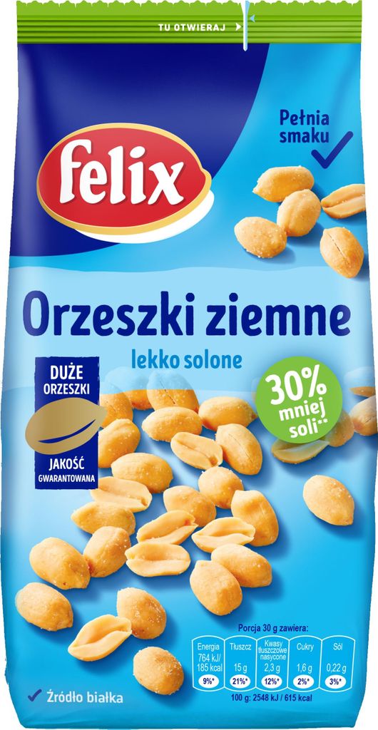 felix Orzeszki ziemne lekko solone 380 g Zdjęcie produktu 