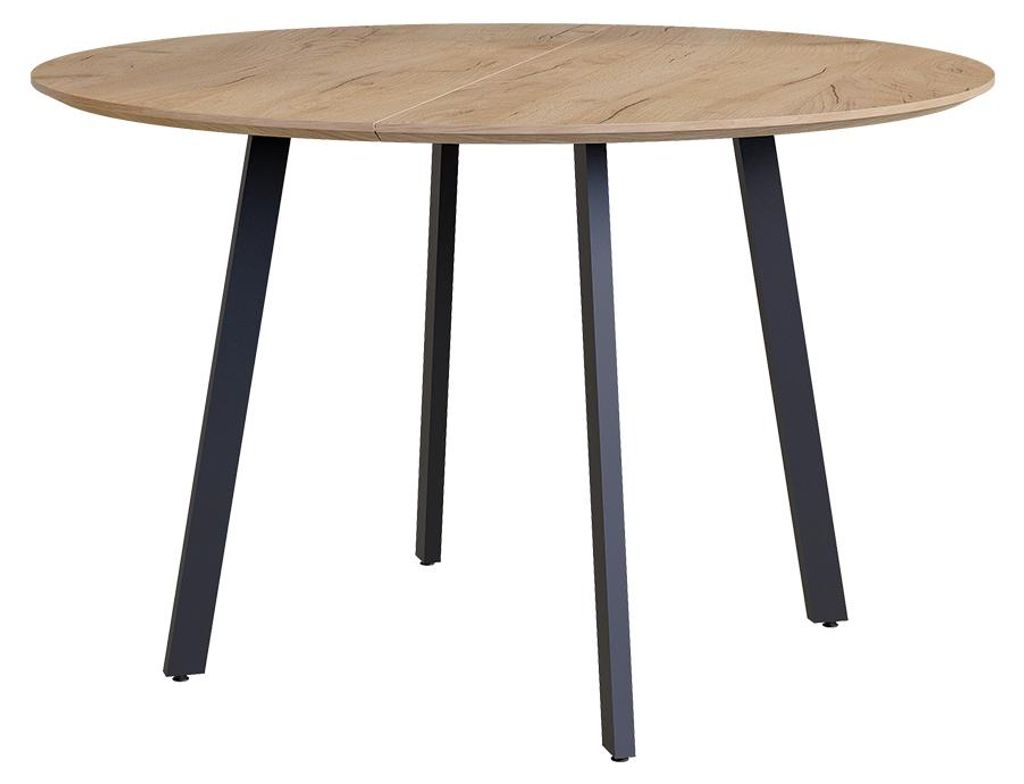 Esstisch Vicco Halvar Schwarz 120 x 120 cm, Model 58601