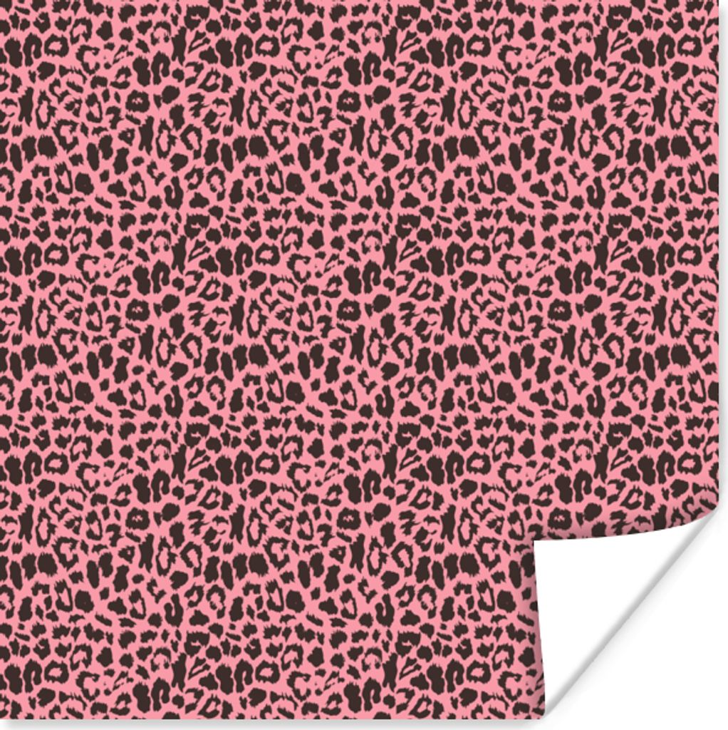 MuchoWow Poster Tiermuster - Rosa - Panther 30x30 cm - Wandposter - Printing