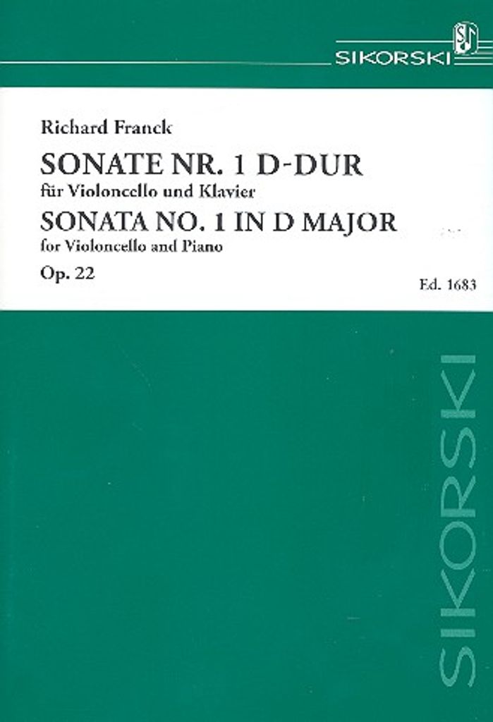 Sonate D-Dur Nr.1 op.22 für Violoncello und Klavier