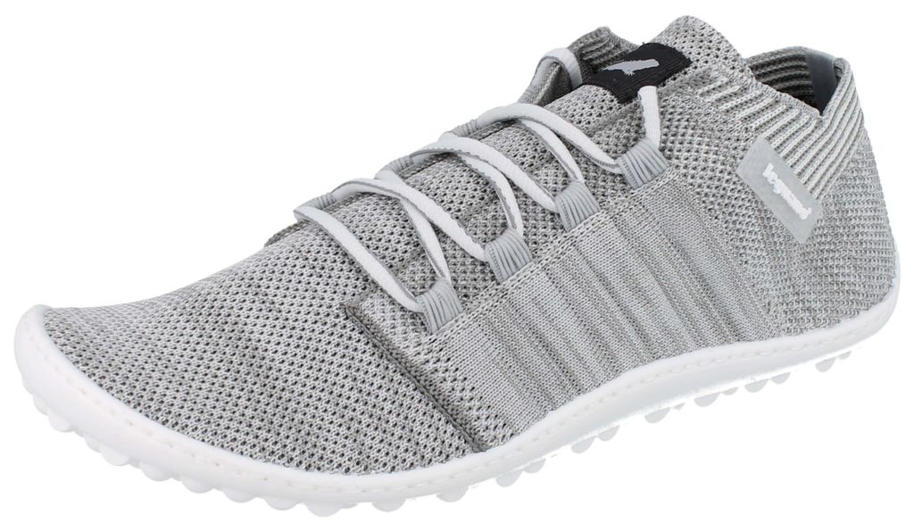 LEGUANO Beat Damen Barfußschuhe grau Textil - Größe: 43 Produktbild 