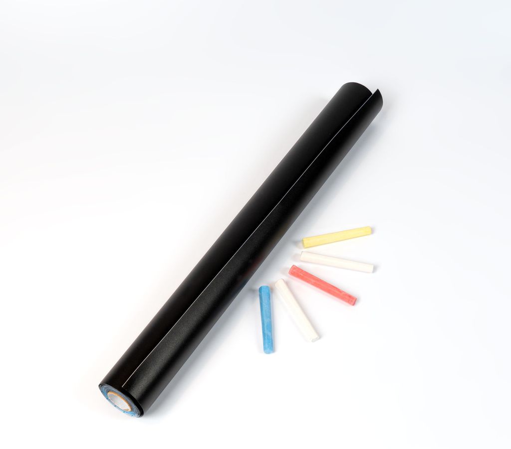 Tafelfolie selbstklebend Tafelfolie – 200 x 45 cm, Schwarz Produktbild 