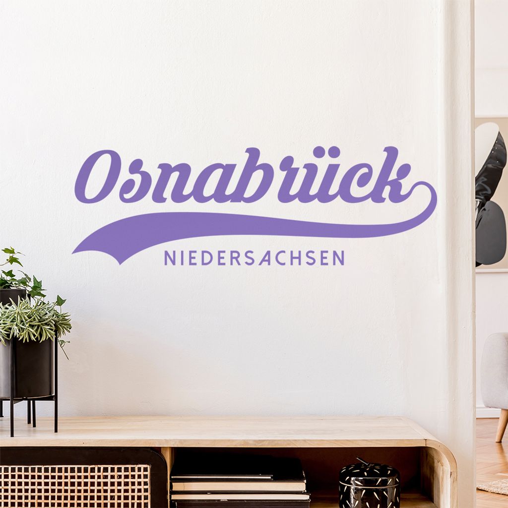 Osnabrück Niedersachsen Wandtattoo Wandaufkleber Wall Sticker - Dekoration, Küche, Wohnzimmer, Schlafzimmer, Badezimmer