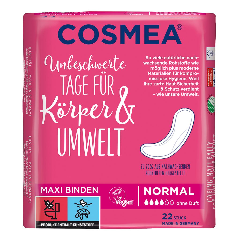 Pelz Cosmea Binden ComfortPlus Normal 22 Stk Produktbild 