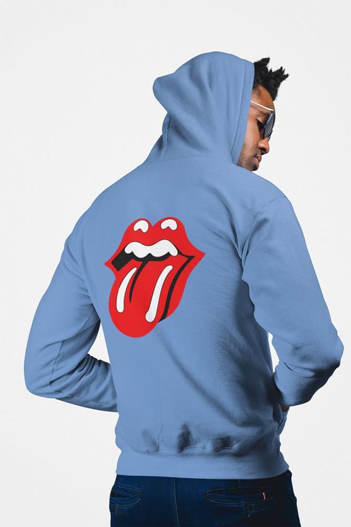 D&B Uni Hoodie ZIPZN00003 Stones Hellblau-Größe S
