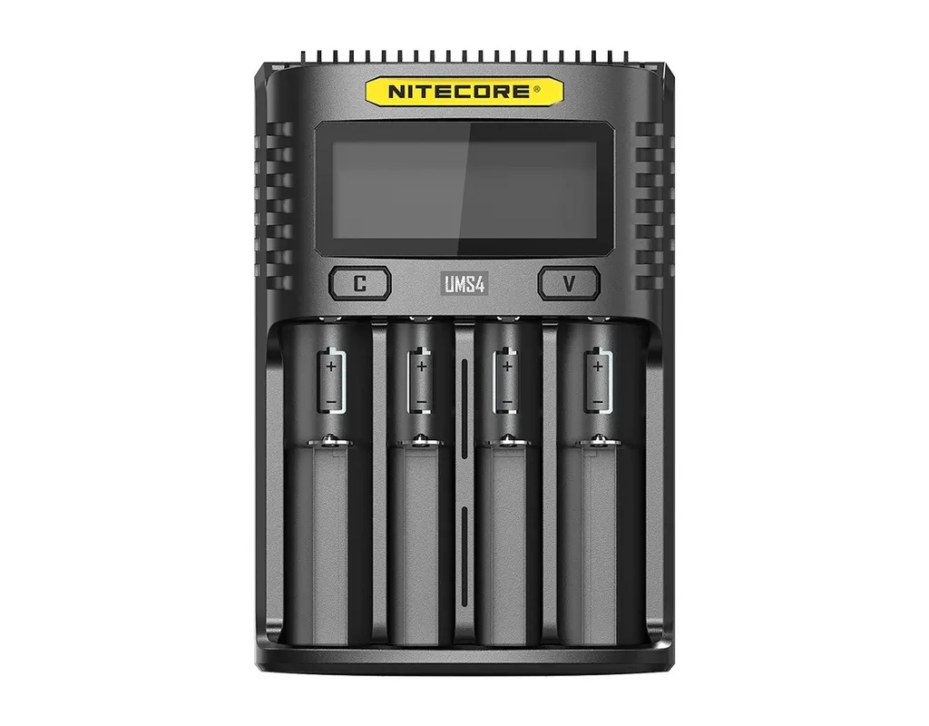 Chargeur USB Nitecore UMS4 idéal pour photographie et lampes torche LED