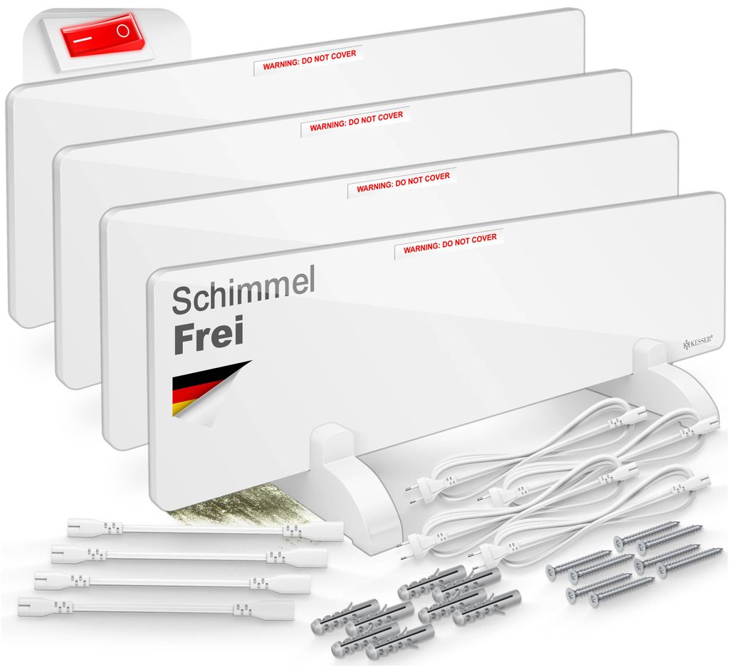 KESSER® Anti Schimmel Infrarotheizung Schimmelentferner Bad Produktbild 