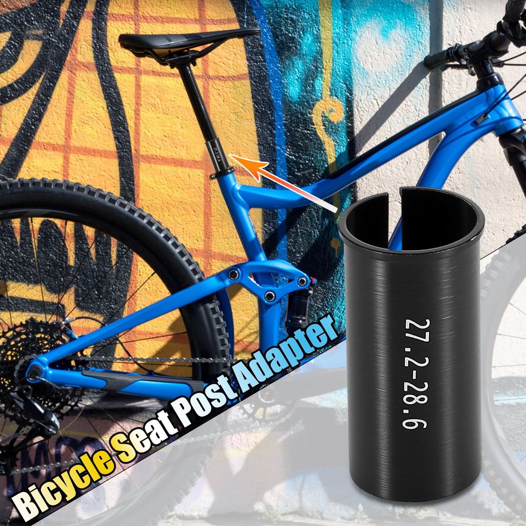 27, 2 à 28, 6mm Vélo Bicyclette Selle Tige Tube Adaptateur Image du produit 