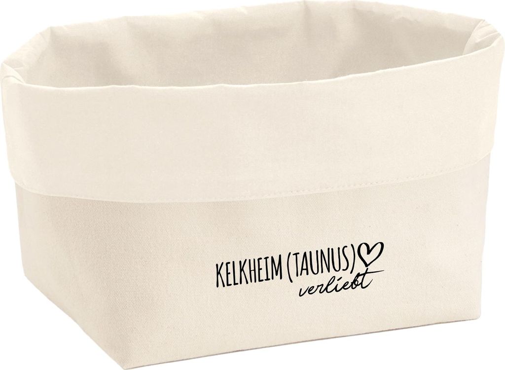 Huuraa Organizer Springe verliebt 8 Liter Large Canvas Baumwolle Utensilo Geschenkidee