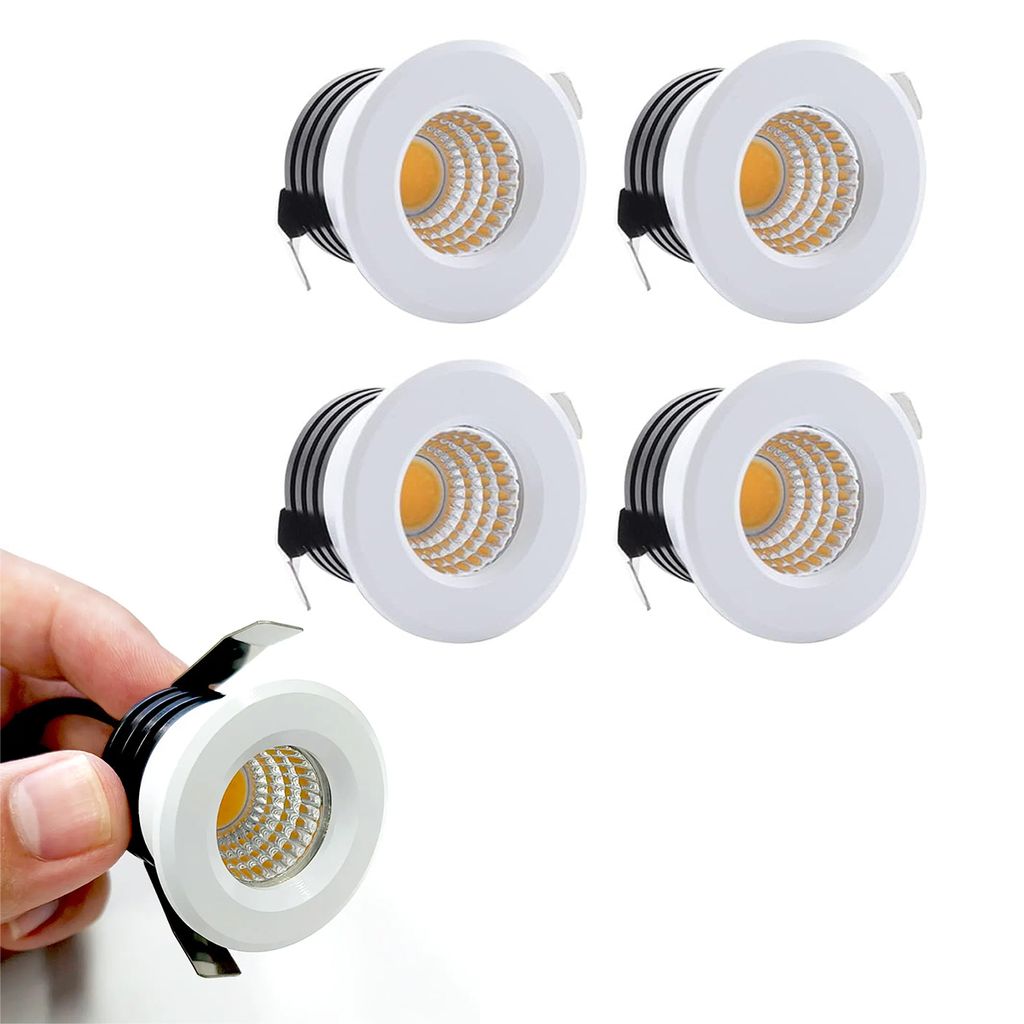 Mini LED Spot Set 5 Stück – 3W Einbauleuchten 230V inkl. Produktbild 