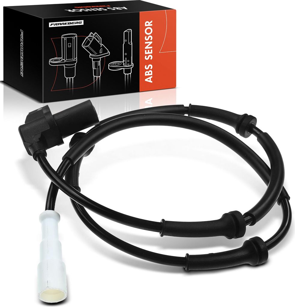 Frankberg 1x ABS Sensor Hinterachse beidseitig für Renault Kangoo KC0/1 Kangoo Express FC0/1 1.6L 1.9L Bj ab 2001