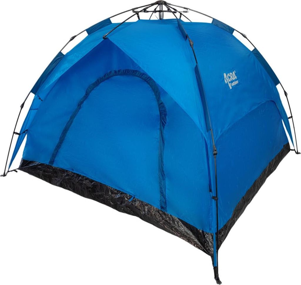 Schnellaufbauzelt für 4 Personen, blau, ST21