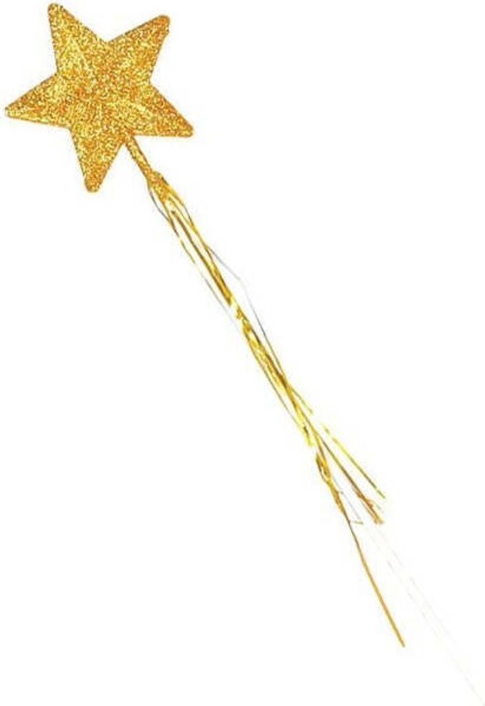 Goldener Feenstab Zauberstab Stern  53 cm Produktbild 