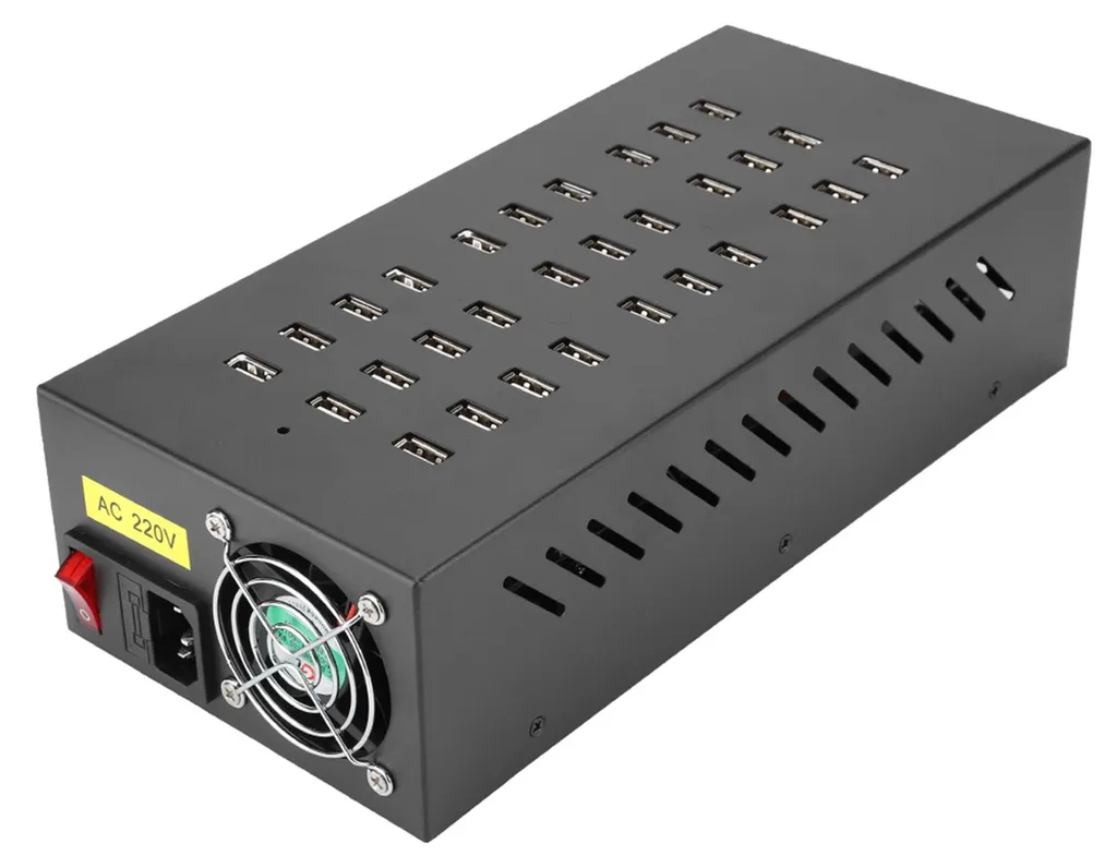 Chargeur multi-USB 30 ports concentrateur rapide pour tablettes et mobiles