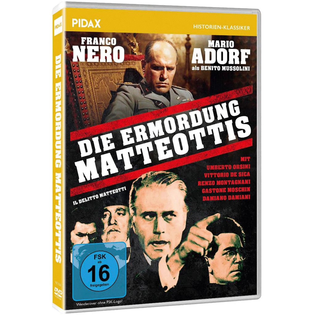 Die Ermordung Matteottis (Il delitto Matteotti) / Preisgekrönter Thriller mit Starbesetzung (Pidax Historien-Klassiker)