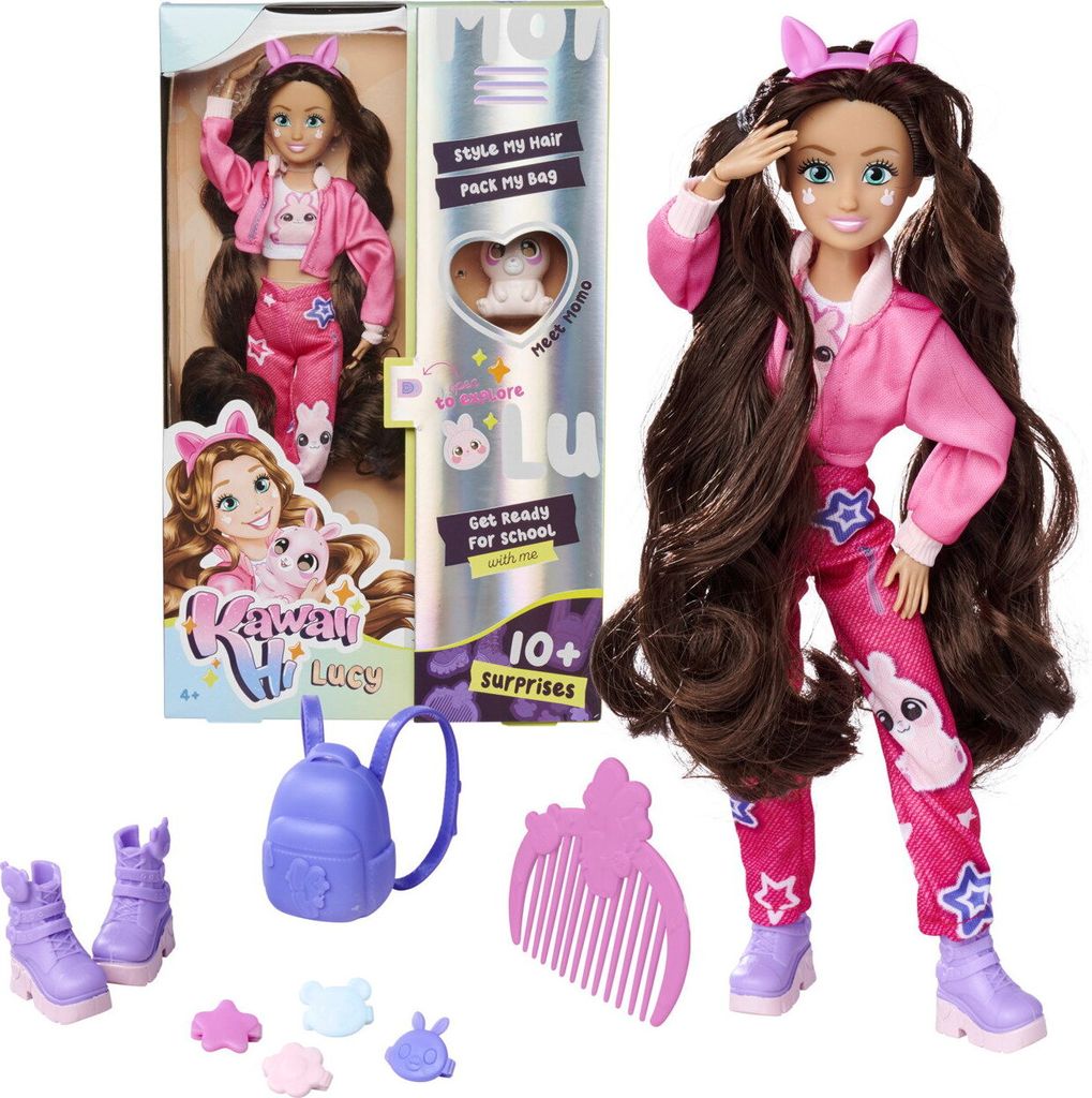 Simba Puppe Kawaii Hi Ankleidepuppe Lucy mit Hase 26cm 105953975