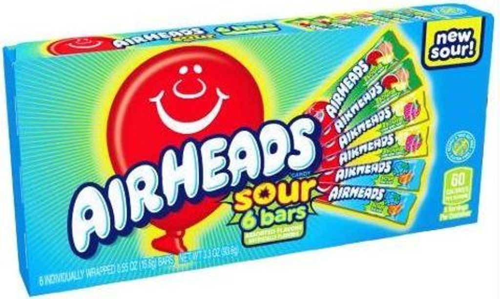Airheads Sour 6 Bars 93,6g Produktbild 