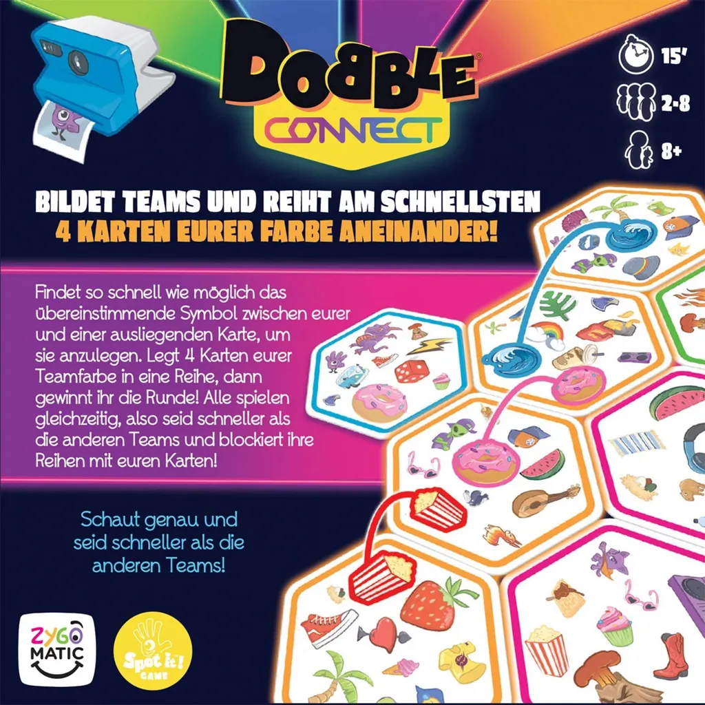 Dobble Connect pour soirées jeux - Le divertissement rapide et convivial