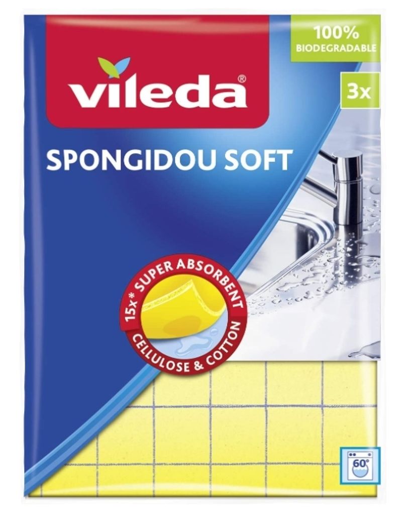 Vileda 4012047 Support d'éponges Spongidou, quadratisch, je Image du produit 