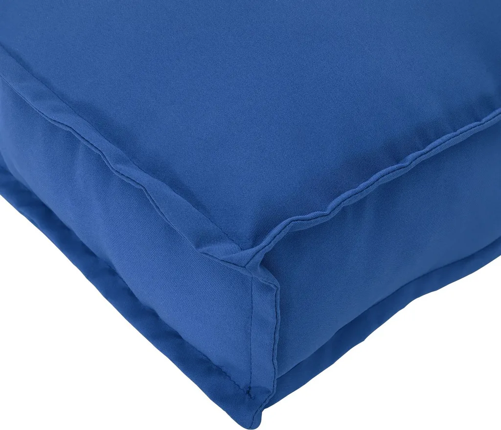 Dossier de Canapé Palette Bleu Royal 80x40cm - Confort d'Assise Extérieur - 4