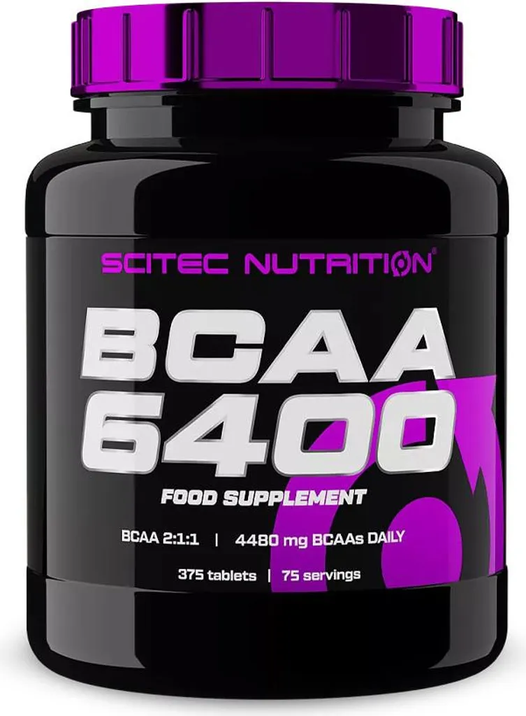 BCAA 6400 (375 Tabs) Contre la Fatigue Musculaire et les Courbatures