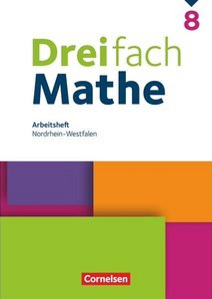 Dreifach Mathe 8. Schuljahr. Nordrhein-Westfalen - Immagine del prodotto 