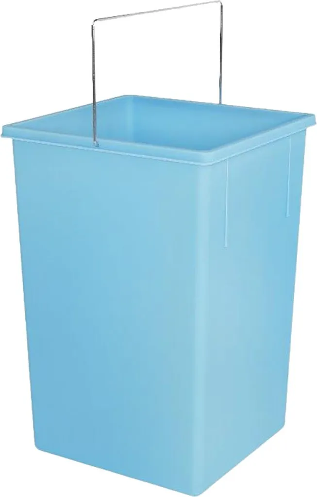 Bac de rechange pour tri sélectif Hailo 15L - Seau bleu antibactérien