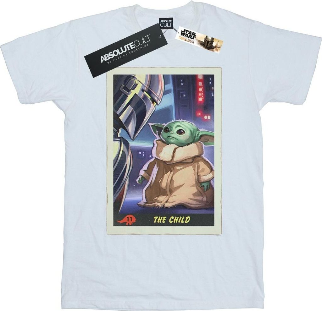 Star Wars - "The Mandalorian The Child" T-Shirt für Damen BI45681 (L) (Weiß)