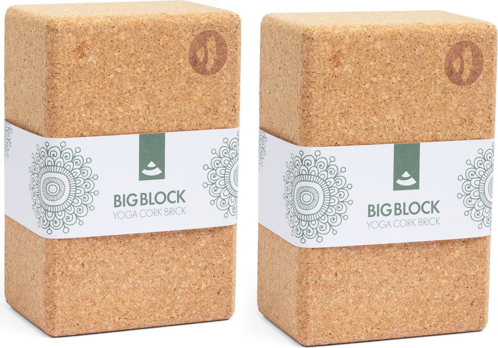 Yoga Kork Brick XXL | BIG BLOCK Set (2 Stück)