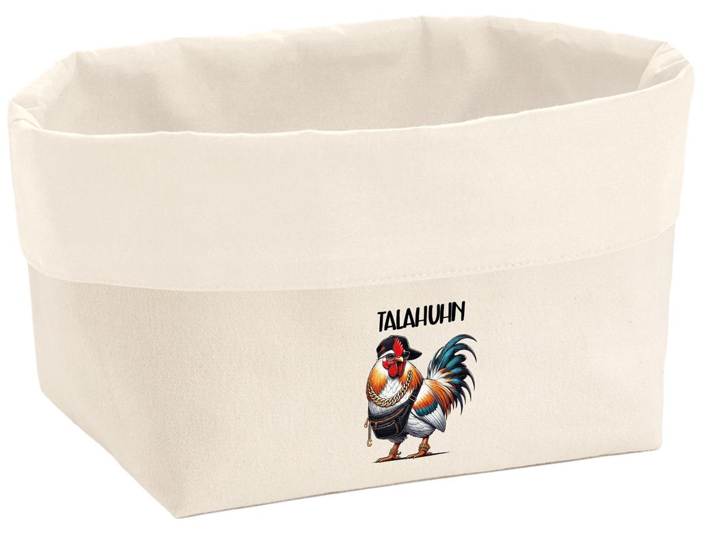 Huuraa Organizer Talahuhn Meme Talahon 8 Liter Large Canvas Baumwolle Utensilo Geschenkidee