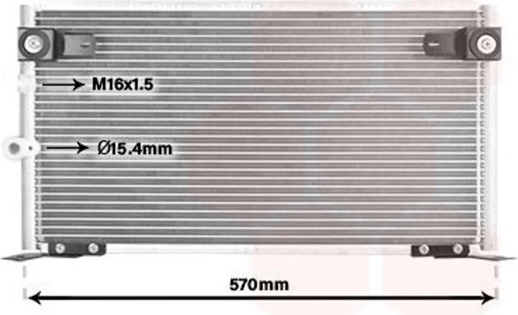 Condenseur de climatisation thermique renforcé TOYOTA HILUX N1
