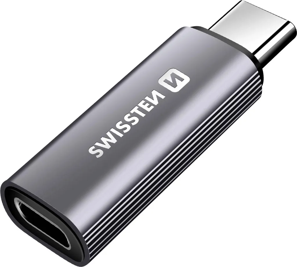 Adattatore Ricarica iPhone Swissten USB-C to Lightning - Grigio