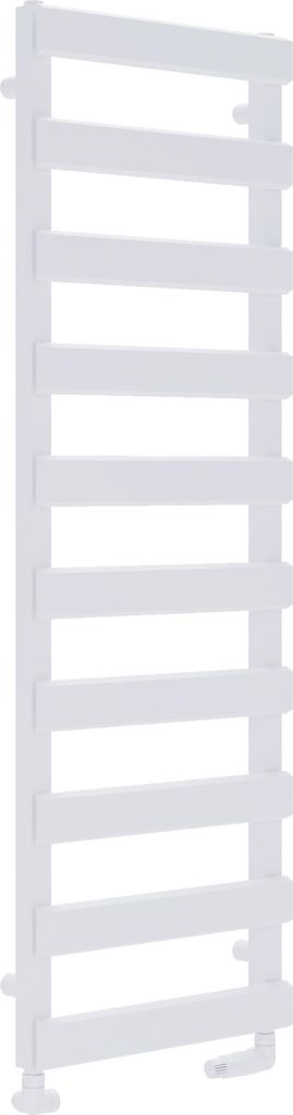 Badheizkörper 1230x400 mm 437 W Wasserheizkörper weiß für Badezimmer Stahl vertikal Luxrad Scala New nicht elektrisch